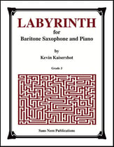 Labyrinth Baritone Saxophone and Piano cover
